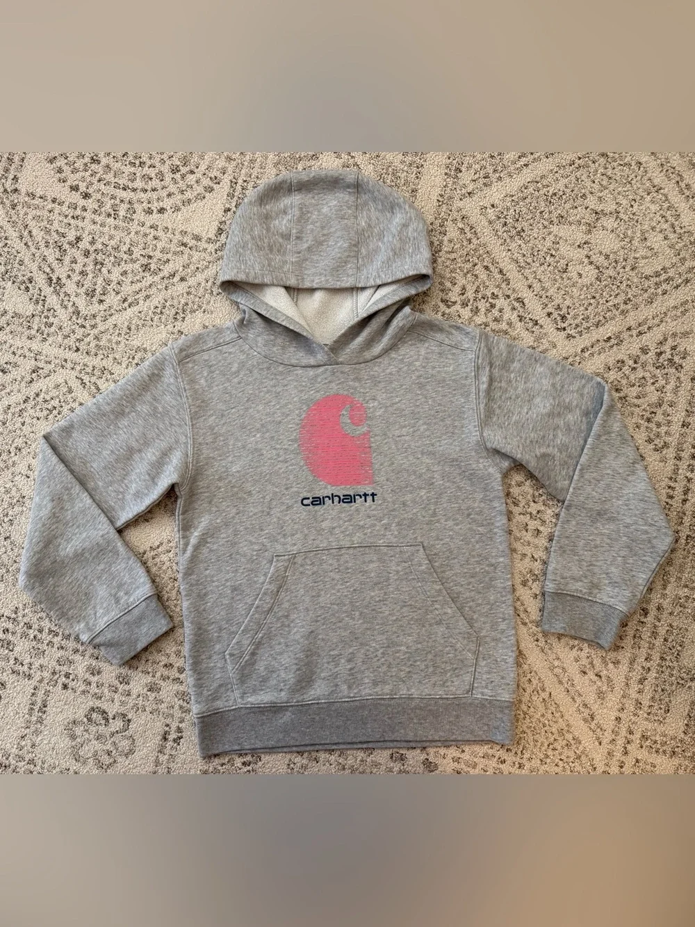 NWOT Carhartt Girls Hoodie Gray Sz 10